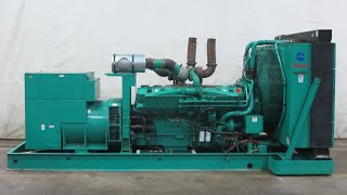 Cummins DFLC 1250 kW diesel generator KTA50G3 engine 400 Hrs Yr 1999  CSDG  4573 [upl. by Jen968]