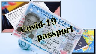 Pandemic Approved Passport Vaccine Card  Passport [upl. by Flanna]