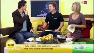 ECLIPTICAs drummer Roman Daucher on Café Puls TV [upl. by Caleb]