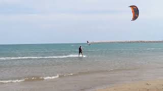 Kiteboard Port La Nouvelle France  OFFSHORE WIND  PART 1 [upl. by Bradleigh]