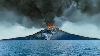 The monster has awakened Volcano Anak Krakatoa erupted in Indonesia [upl. by Kotick244]