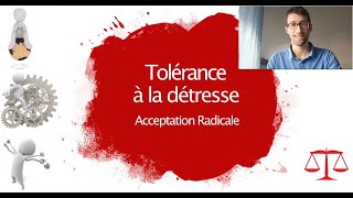 Acceptation Radicale Thérapie Comportementale amp Dialectique  Tolérance à la détresse 34 © GREMO [upl. by Entroc]