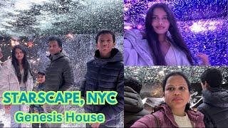 STARSCAPE an immersive light show in New York City  Telugu Vlogs from USA [upl. by Henryson]