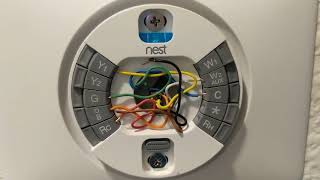 How to connect 8 wires AC system to Nest Thermostat [upl. by Ytte669]