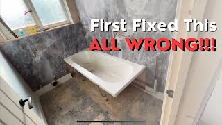 I FIRST FIXED THIS BATHROOM ALL WRONG Unvented Cylinder Went A Little Better [upl. by Morentz]