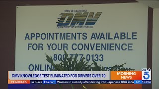 DMV knowledge test no longer required for most drivers 70 and older [upl. by Sabanrab]