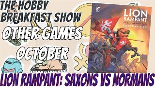 Lion Rampant  Battle Report  Saxons vs Normans [upl. by Nnylcaj]