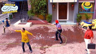 Sodhi Splashes Water On Bhide  Taarak Mehta Ka Ooltah Chashmah  Bhide Tution [upl. by Enhpad]