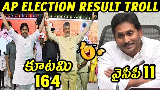 Ap Election Result Troll  Ys Jagan Troll  Ap Election Trolls  Telugu Trolls  Today Troll Telugu [upl. by Eirrehs]