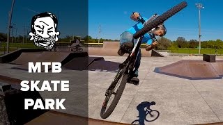 Mountain Biking at a Skatepark [upl. by Jaella]