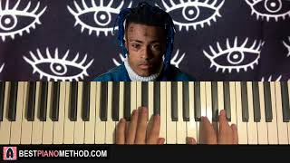 HOW TO PLAY  XXXTENTACION  before I close my eyes Piano Tutorial Lesson [upl. by Rip]