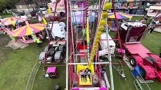 Bensons fun fair Ferris Wheel ride at Burgess Hill September 2024 [upl. by Cusick]