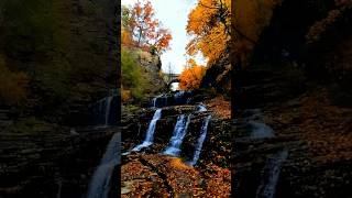 Cascadilla Gorge Trail  Ithaca NY 🍂 hiking waterfalls vlogs [upl. by Ahdar]