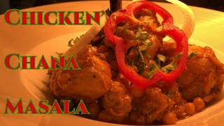 Chicken Chana masala  Chickpea curry [upl. by Lydell]