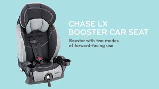 Evenflo Chase LX Harnessed Booster Car Seat [upl. by Fogel]