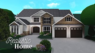 Bloxburg Realistic Home House Build Roblox [upl. by Johppa662]