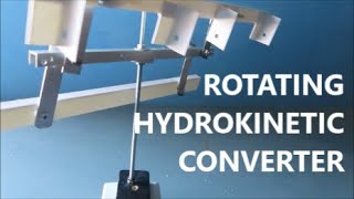 World novelty Water surface hydrokinetic energy converter with vertical blades for rivertidalwaves [upl. by Aihsekin57]