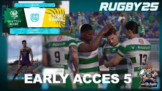 URC GRAFICA MIGLIORATA GAMEPLAY EARLY ACCESS 5 RUGBY 25 [upl. by Ramonda]