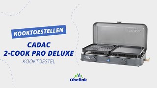 CADAC kooktoestel 2Cook Pro Deluxe  Productvideo  Obelink Vrijetijdsmarkt [upl. by Acirret]