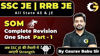 Strength Of Materials 1  Complete Revision  Gaurav Babu  SSC JE  RRB JE gblions sscje [upl. by Lanie]