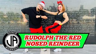 RUDOLPH THE RED NOSED REINDEER l Christmas dance l Dj Jif Remix l Dancewokrout [upl. by Gunning]