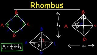 Rhombus Basic Introduction  Geometry [upl. by Heshum447]