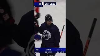 hockeytv PICK🏒goalclip 하키티비 골클립 골장면🔥🔥hockey 하키티비 icehockey goal shorts [upl. by Harobed]