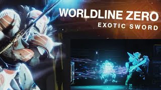 Destiny 2 Blinking sword quotWorldline Zeroquot while using blink Rumble gameplay on quotNew Mapquot solitude [upl. by Eneleahs]