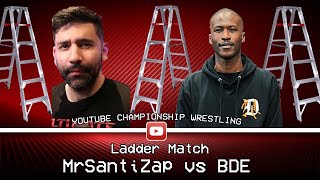 MrSantiZap vs BDE  Ladder Match  YouTube Championship Wrestling  WWE 2k24 [upl. by Neih]