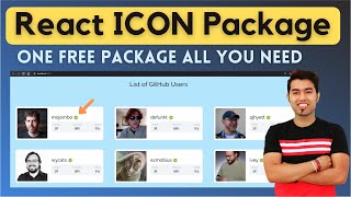 😍Best React ICON Package For Your Projects Including FontAwesome MD Icons DevIcons FlatIcons etc [upl. by Schechter]