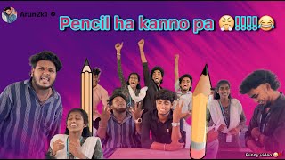 Apsara ellam pombala pencil 😂😂 arun2k1 comedy tamilcomedy [upl. by Ailina]