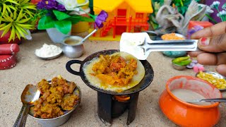 Miniature Mutton Kari Dosa  Madurai Kari Dosa Recipe  Mutton Masala Dosa  Semple amp Taste Recipe [upl. by Dolph]