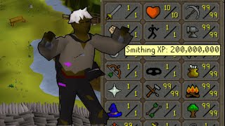 Smithing Bronze Daggers OSRS [upl. by Frederico]