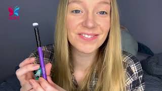 ASMR Eye Makeup Routine  Whispered GRWM with Tapping amp Popping Sounds  Providing Stress Relief [upl. by Celestyna647]