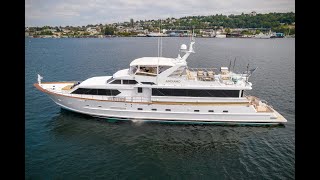 1991 Broward 102 Motor Yacht ANDIAMO  For Sale with HMY Yachts [upl. by Sulakcin682]