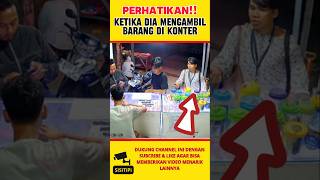 Pengamen Terekam CCTV Mencuri di Konter Hp Viral Shorts [upl. by Surovy]