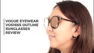 Vogue Eyewear VO5166S Outline Sunglasses Review  SmartBuyGlasses [upl. by Cornelle]