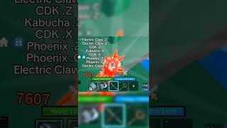 Phoenix Combo  ROBLOX   BLOX FRUIT  roblox bloxfruits phoenixcombo [upl. by Atniuqal982]