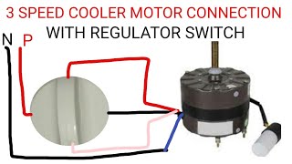 MULTI SPEED COOLER MOTOR CONNECTION [upl. by Nail]