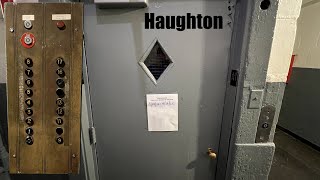 Fast Vintage Gated Haughton Traction Elevator in Chicago IL [upl. by Aneis884]