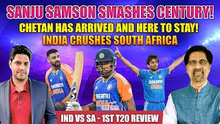 Sanju Samson Smashes Century  Chetan has arrived and here to stay  India Crushes South Africa [upl. by Fachan]