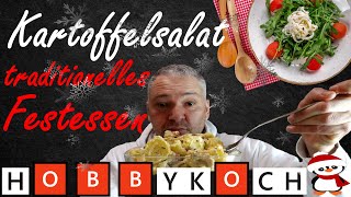 Kartoffelsalat Rezept Festessen Beilage zum Weihnachtsmenü [upl. by Nadler822]