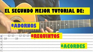 Se amerita  Junior H  Como tocar en guitarra  Tutorial guitarra  adornos requintos acordes [upl. by Kentiga]