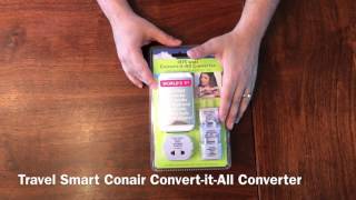 Travel Smart Conair Convert it All Converter conairbeauty [upl. by Aikan]