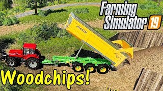 Lets Play Farming Simulator 19 22 Woodchips [upl. by Led]