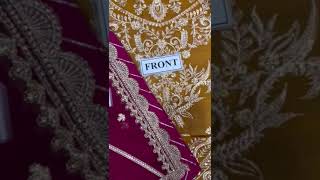 Unboxing the Elegance Asim Jofa Chiffon Suit  Original Fabric Review [upl. by Lucic674]