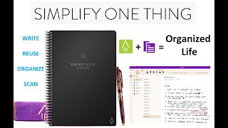 Simplifying Life with RocketBook and OneNote [upl. by Albur]