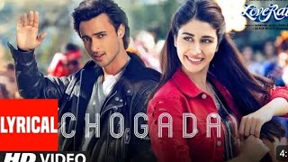 Chogada with Lyrics  Loveyatri  Aayush Sharma  Warina Hussain  Darshan Raval  Lijo  DJ Cheta [upl. by Munroe]