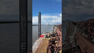 NordenNorddeich Hafen Einfahrt der Fähre von Norderney nordsee meer travel ostfriesland [upl. by Liahcim]