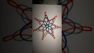 Spirograph design 10  Spirograph design spirograph artist art draw drawing sketch shorts [upl. by Arorua806]